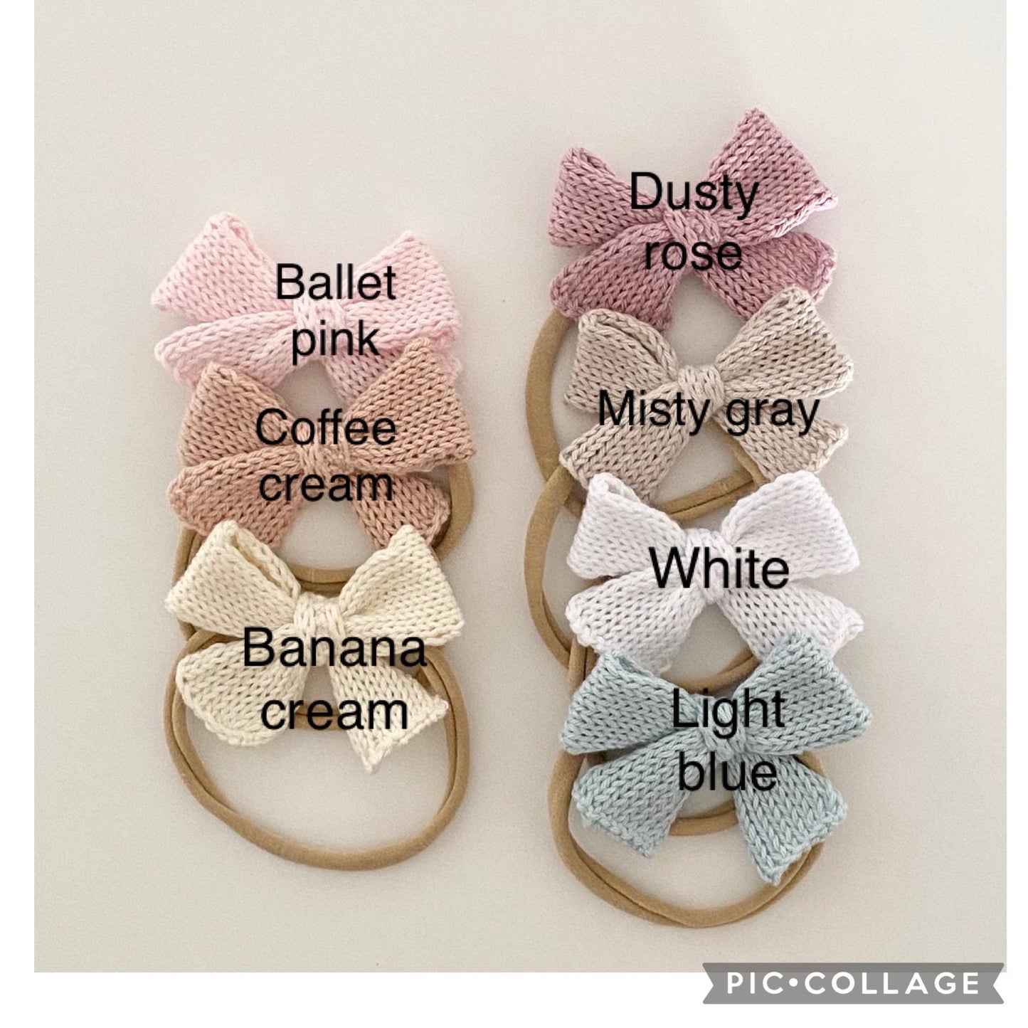 Knitted Baby Bow Headband: Soft Cotton Head Accessory