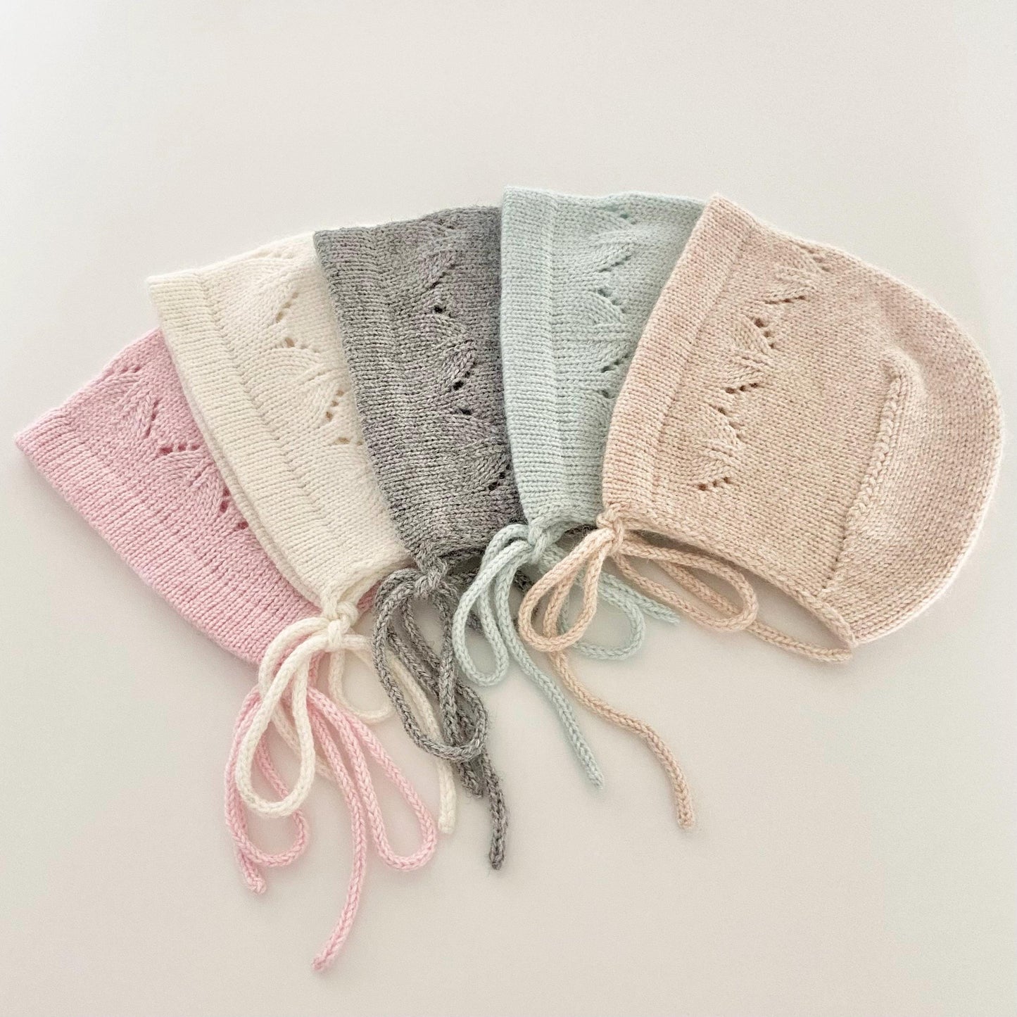 Cashmere Knit Baby Bonnet: Soft & Warm, Handmade in USA