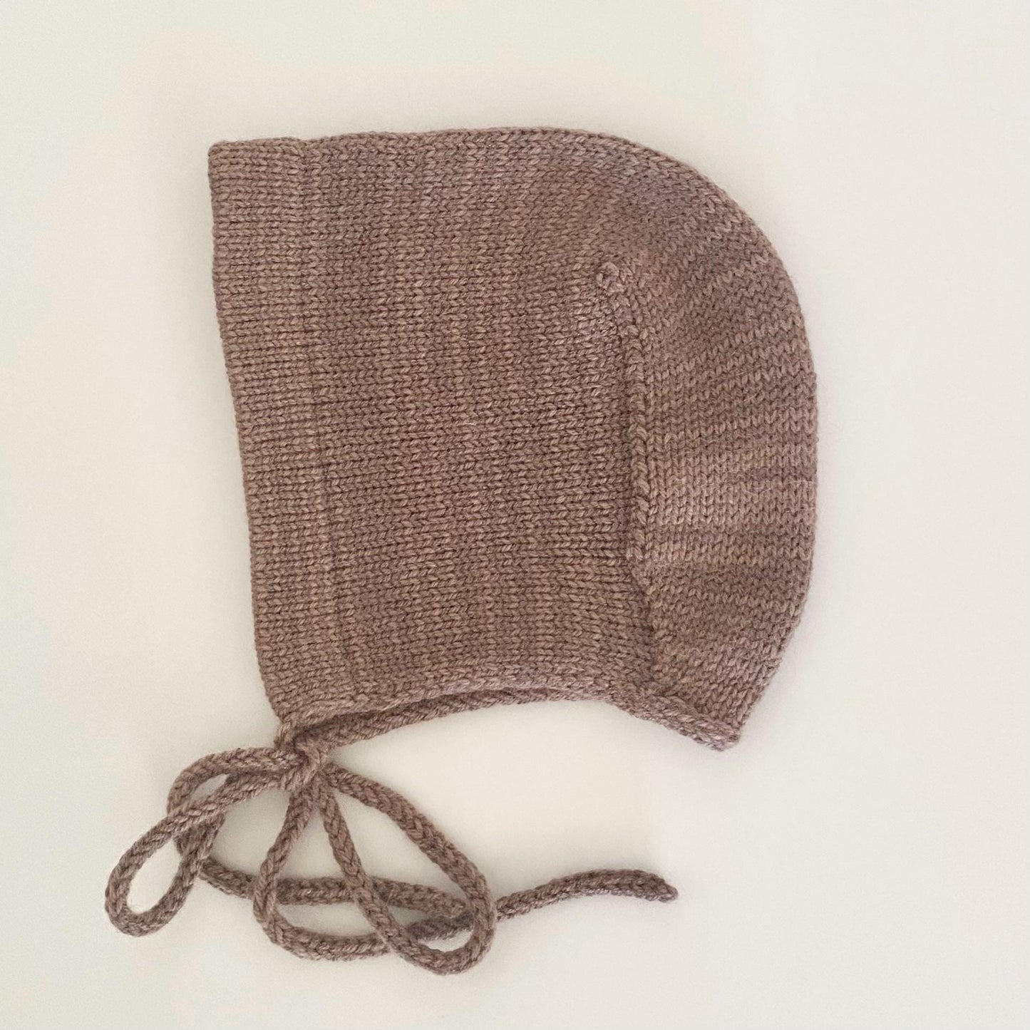 Cashmere Knit Baby Bonnet: Soft, Cozy, Handmade in USA (0-3 Months)