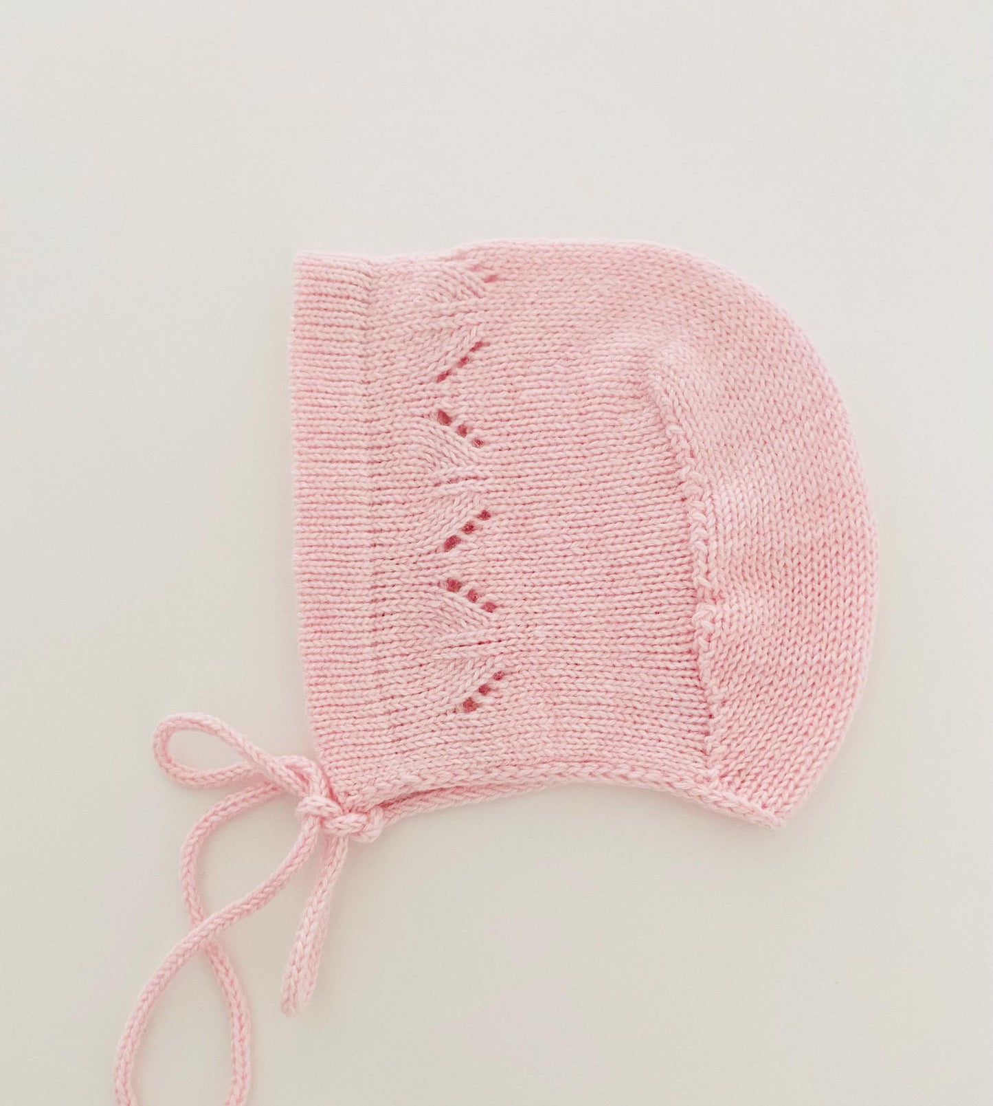 Cashmere Knit Baby Bonnet: Soft & Warm, Handmade in USA