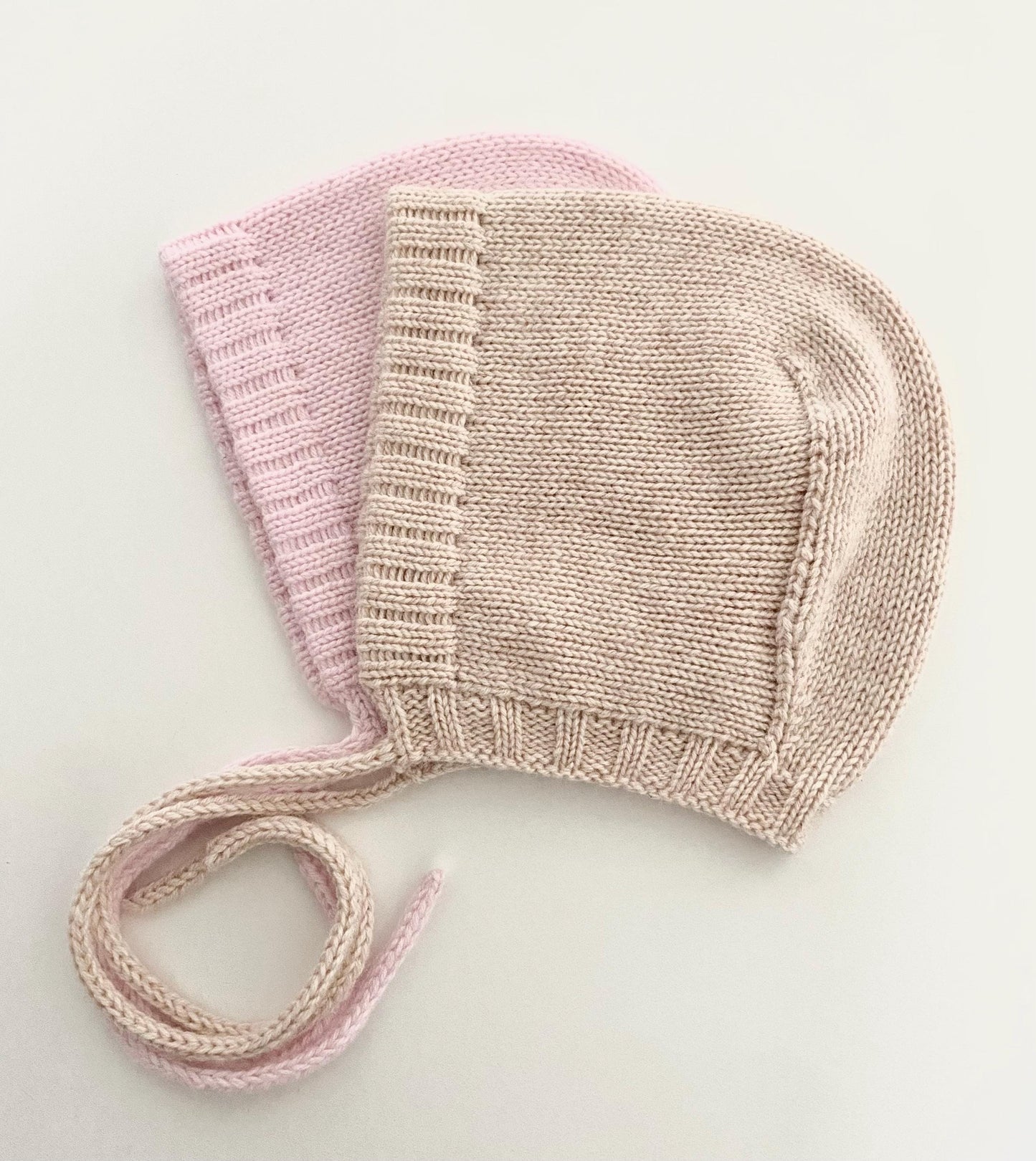 Cashmere Knit Baby Bonnet: Soft, Warm, Handmade in USA